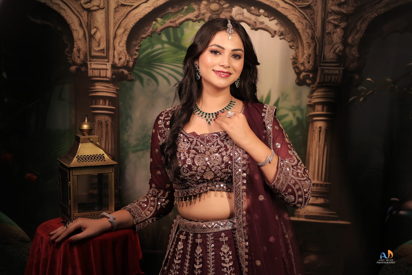 Editorial beauty portrait by Shital Gurav Makeup Studio
